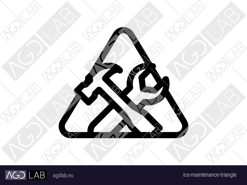 Maintenance triangle icon