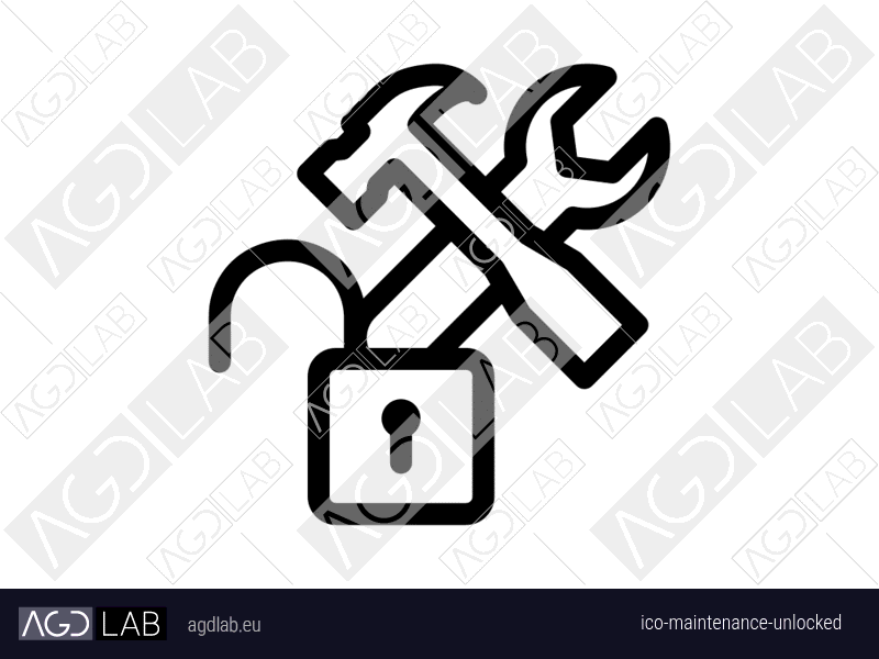 Maintenance unlocked icon