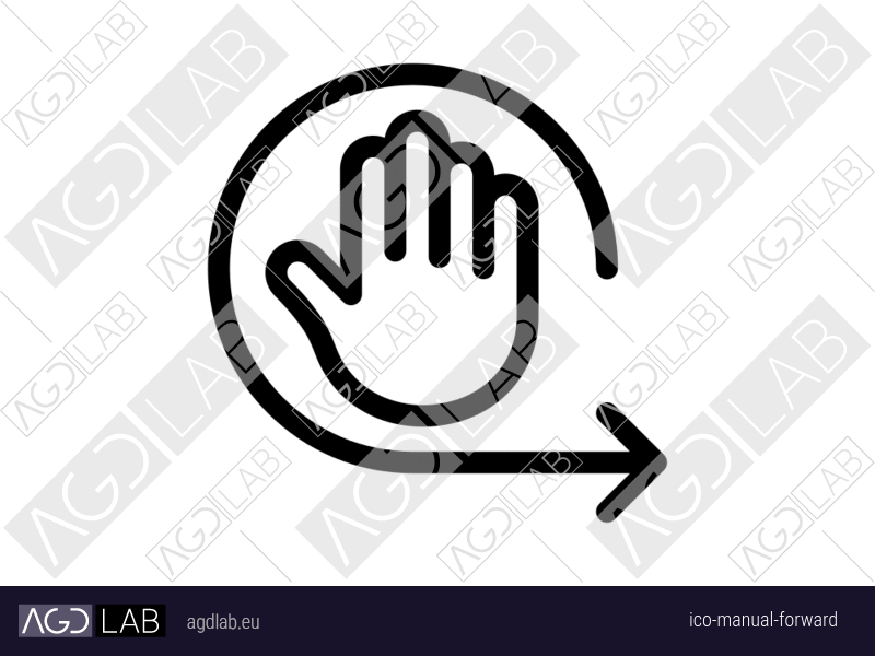 Manual forward icon