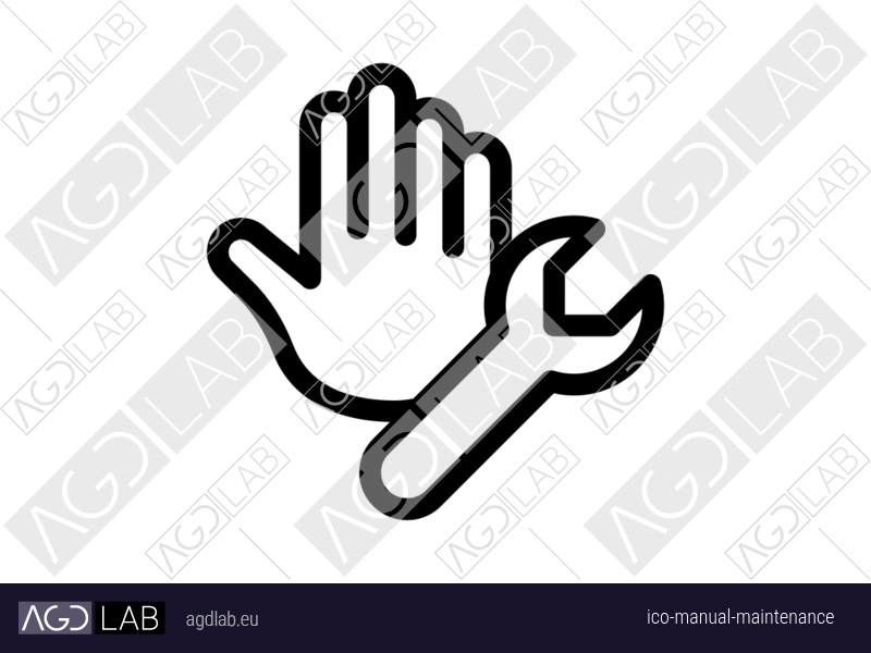 Manual maintenance icon