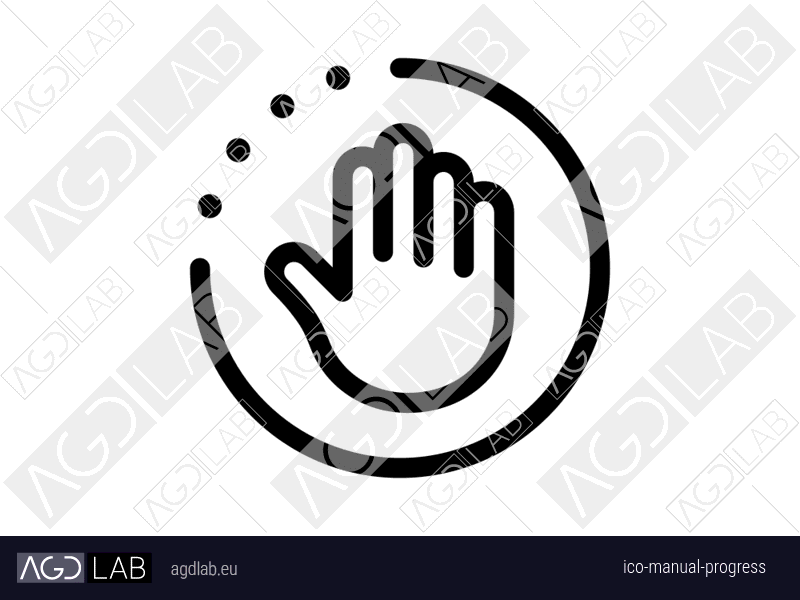 Manual progress icon