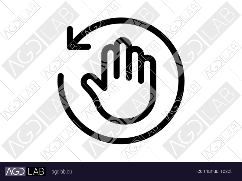 Manual reset icon