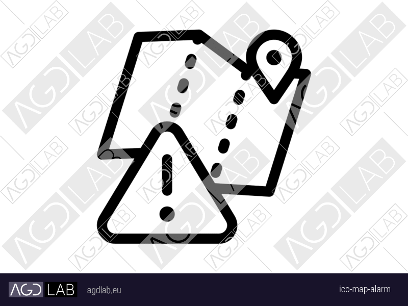 Map alarm icon