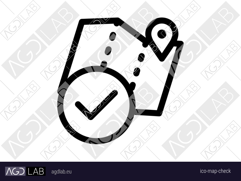 Map check icon