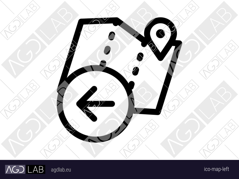 Map left icon