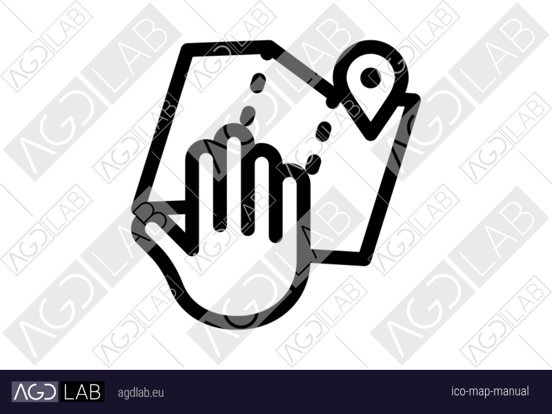 Map manual icon
