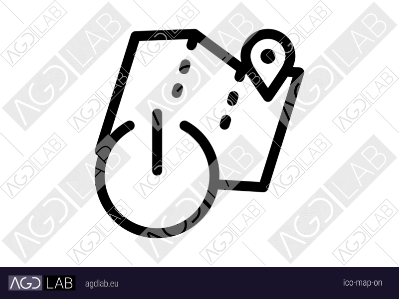 Map ON icon