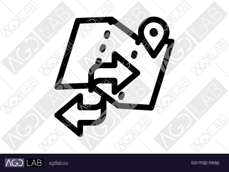 Map swap icon