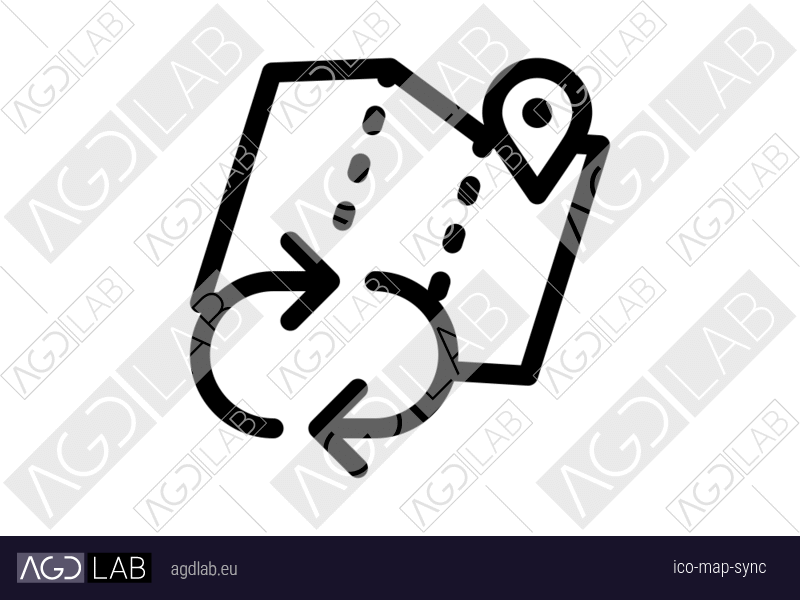 Map sync icon