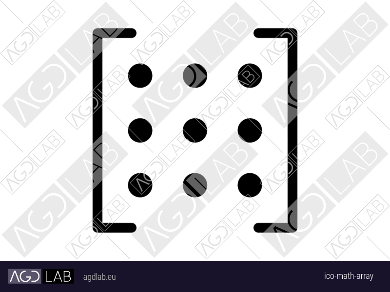 Math array icon