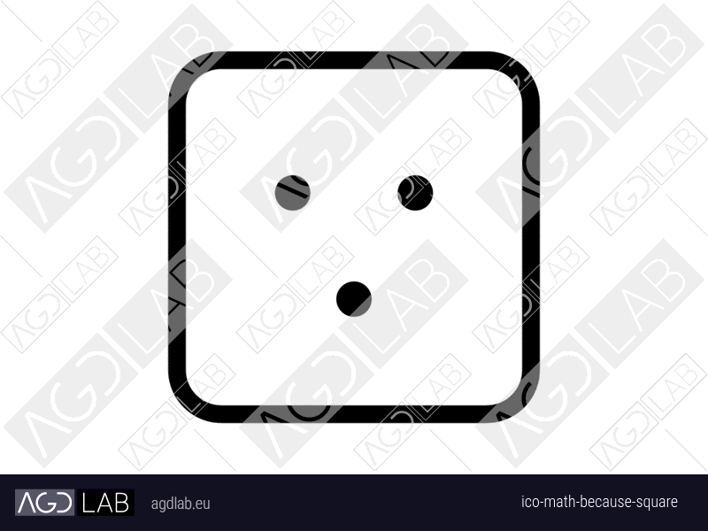 Math because square icon