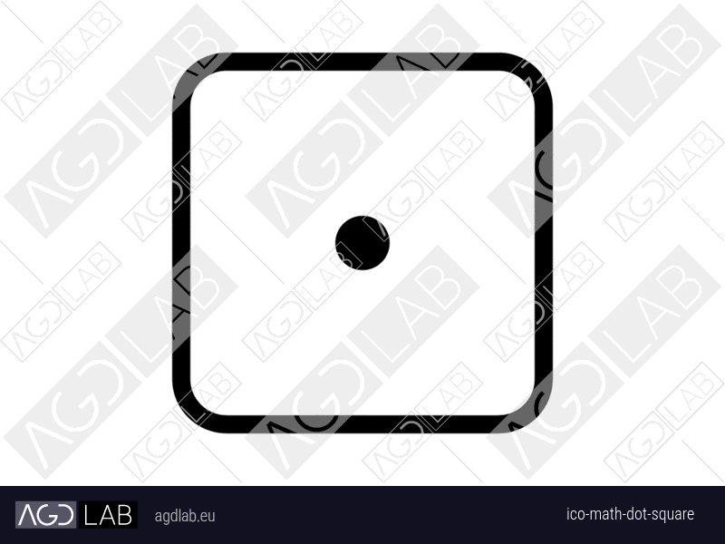 Math dot square icon
