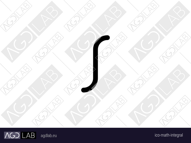 Math integral icon