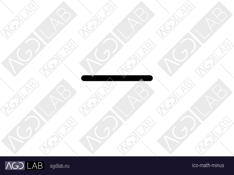 Math minus icon