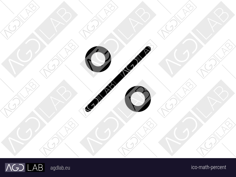 Math percent icon