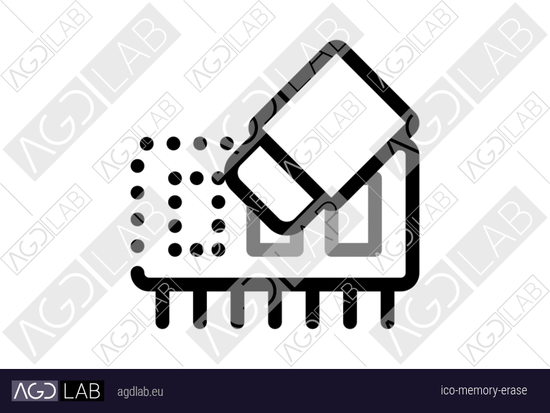 Memory erase icon