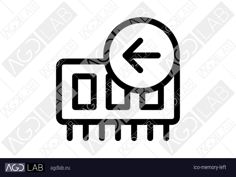 Memory left icon