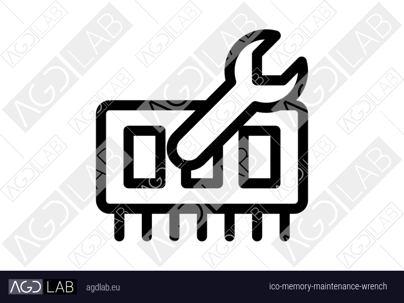 Memory maintenance wrench icon