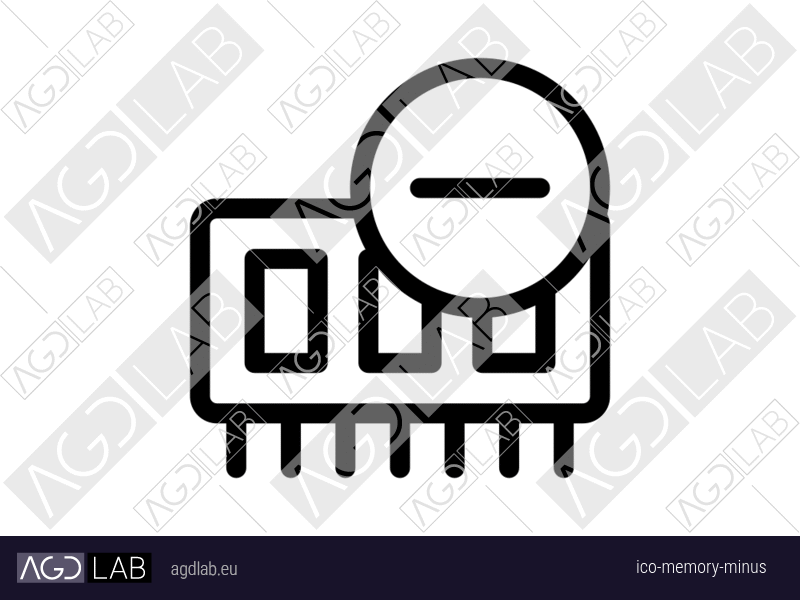 Memory minus icon