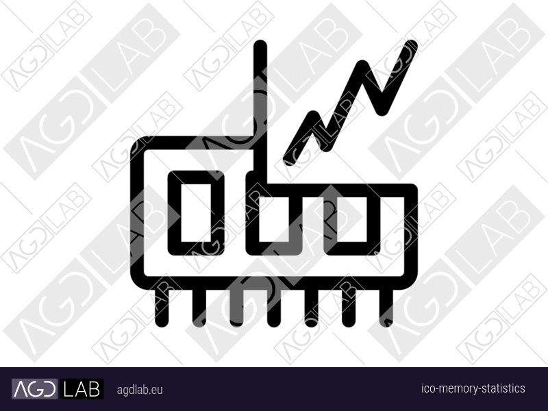 Memory statistics icon
