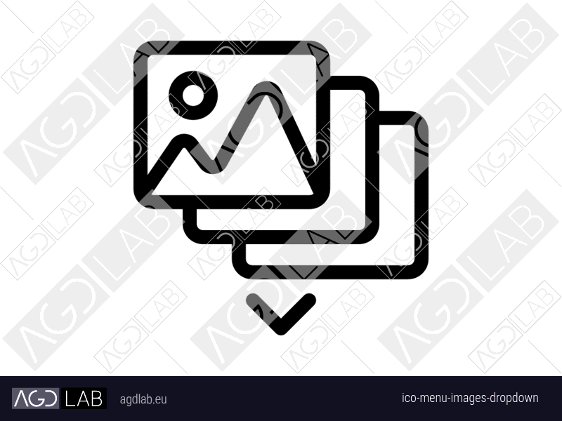 Menu images dropdown icon