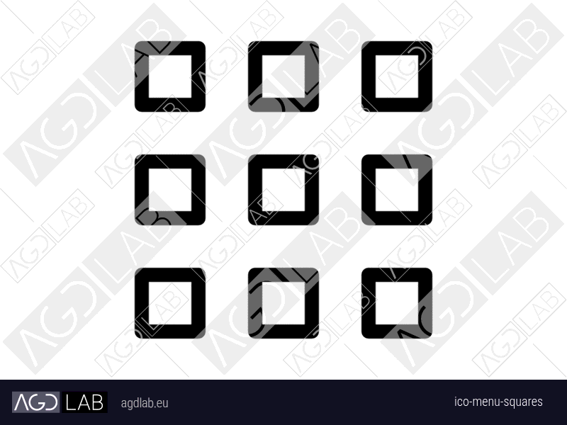 Menu squares icon