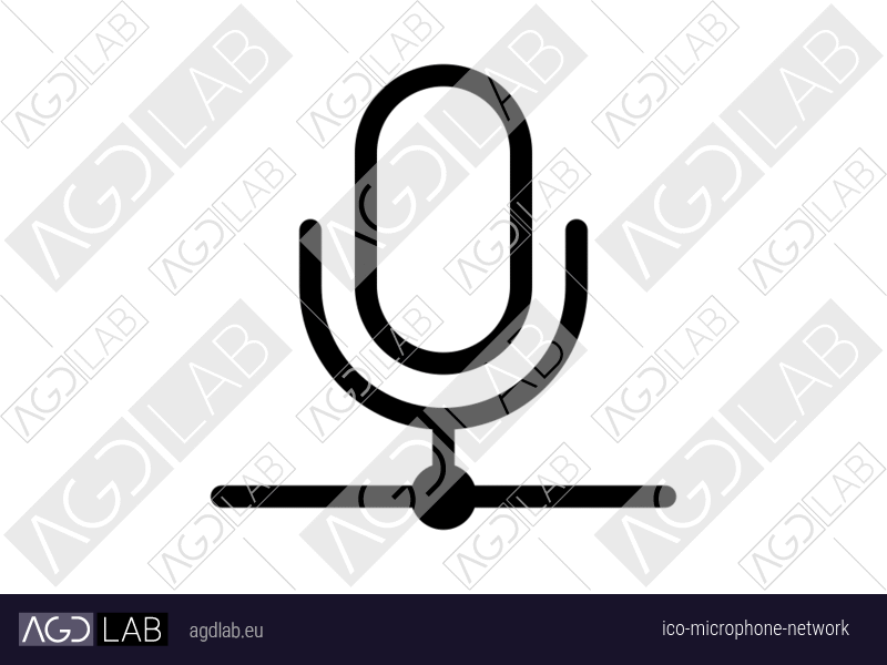 Microphone network icon