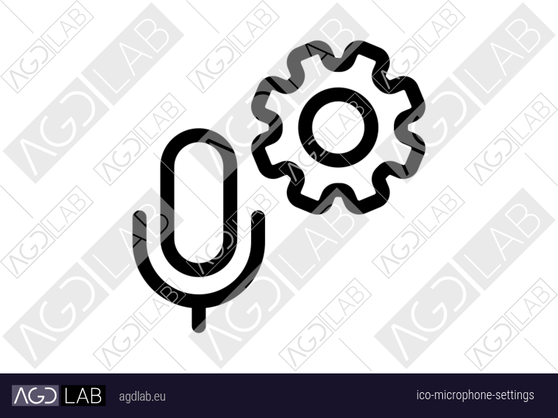 Microphone settings icon