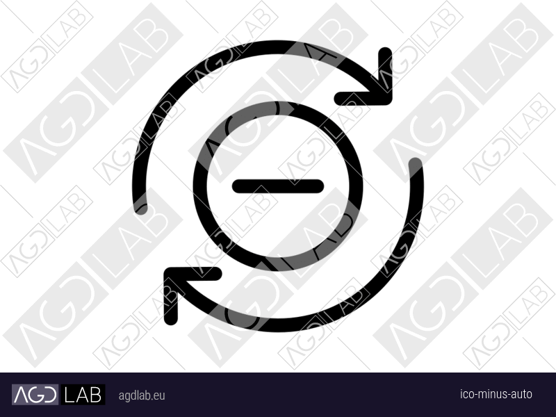Minus auto icon