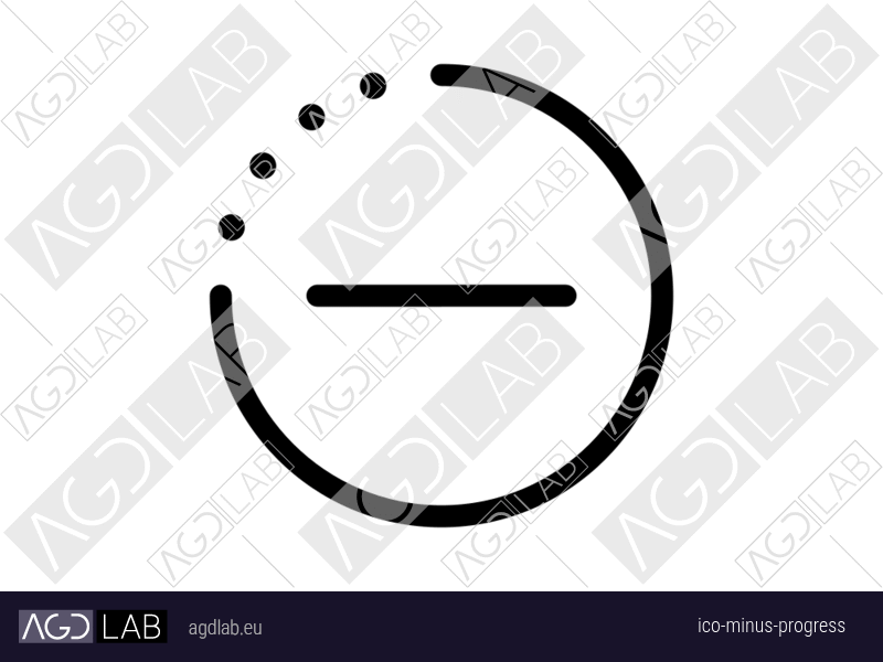 Minus progress icon