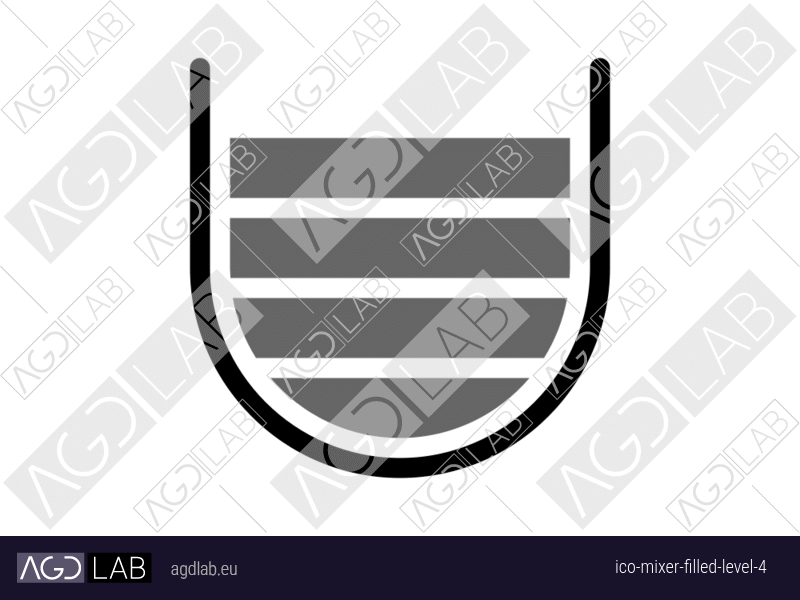 Mixer filled level 4 icon