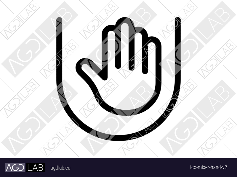 Mixer hand alternative version icon