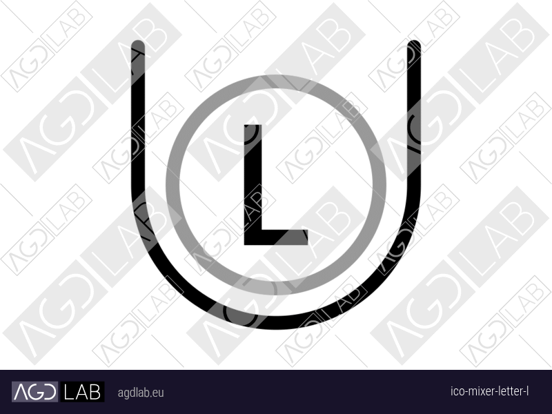 Mixer letter L icon