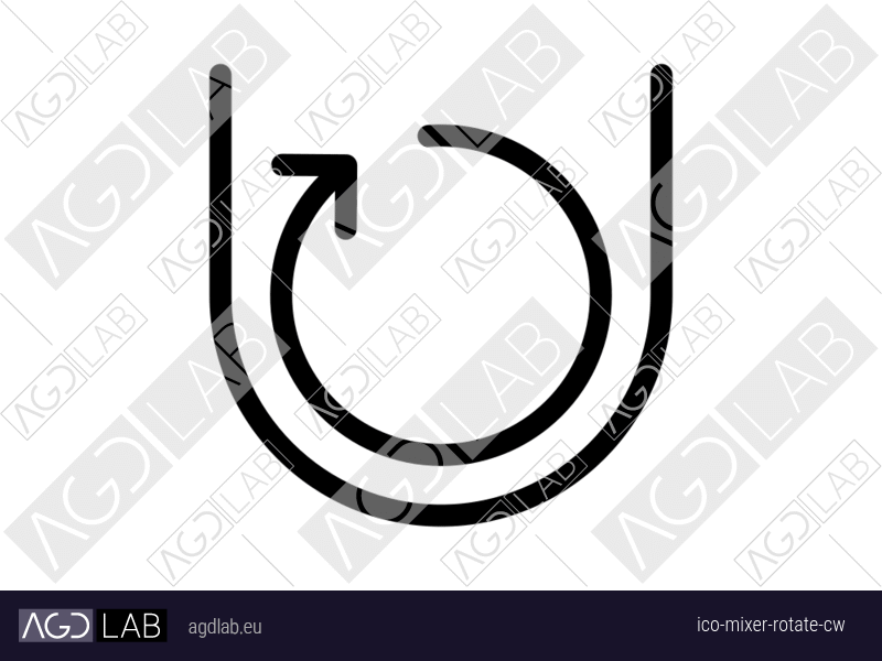 Mixer rotate cw icon