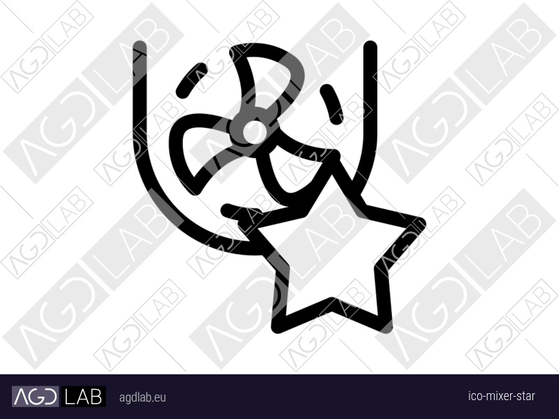 Mixer star icon