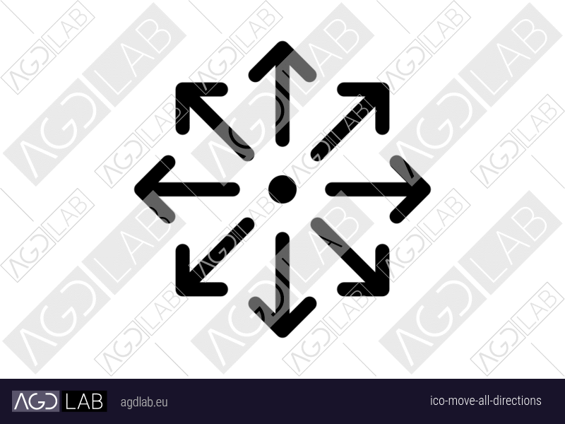 Move all directions icon