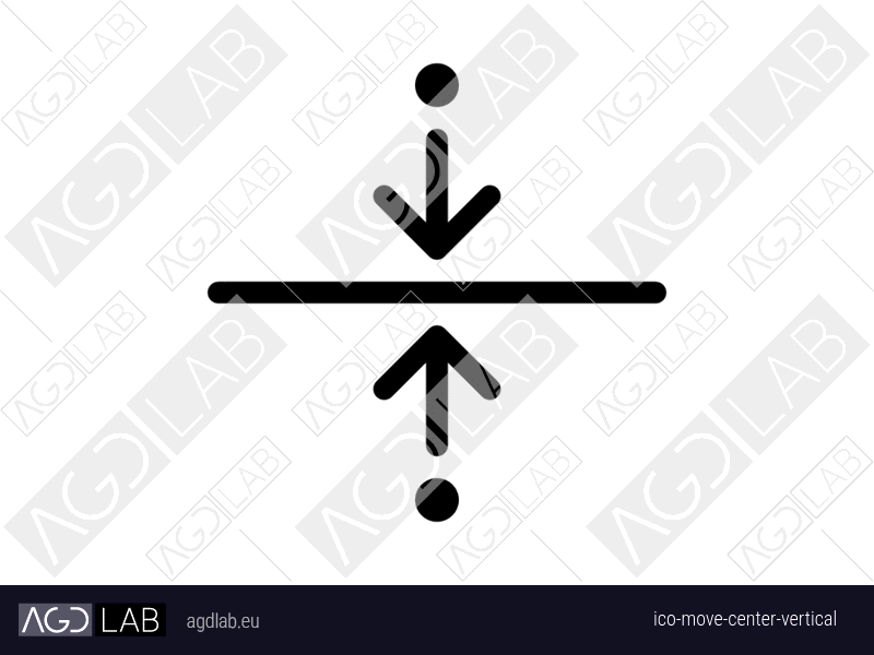 Move center vertical icon