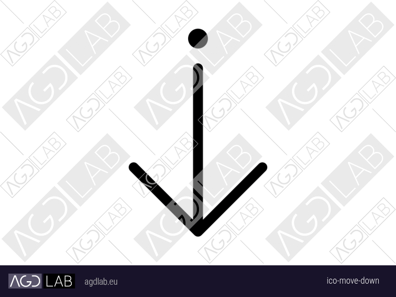 Move down icon