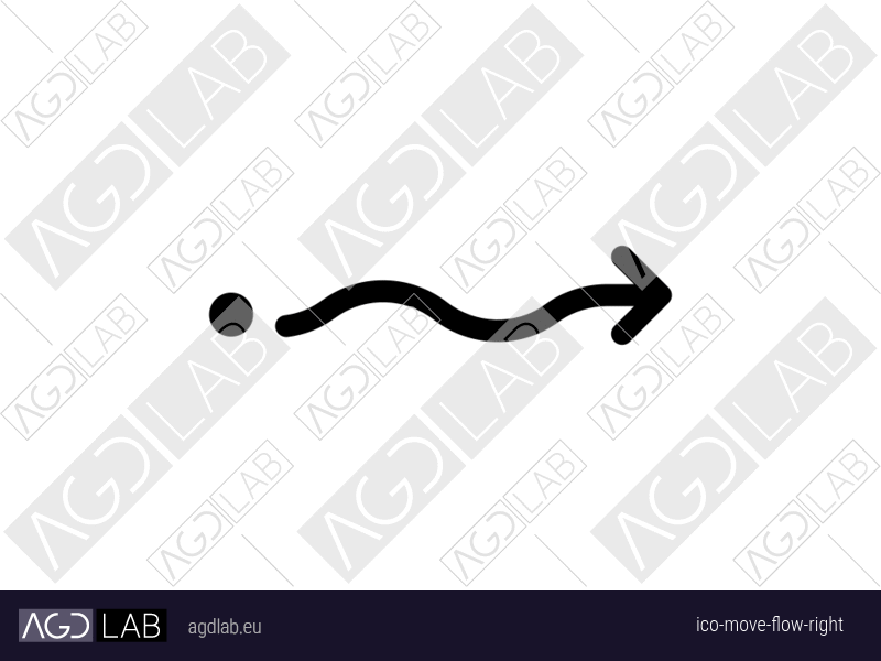 Move flow right icon