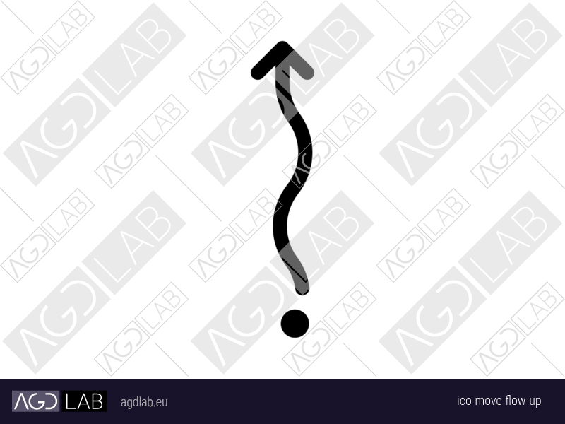 Move flow up icon