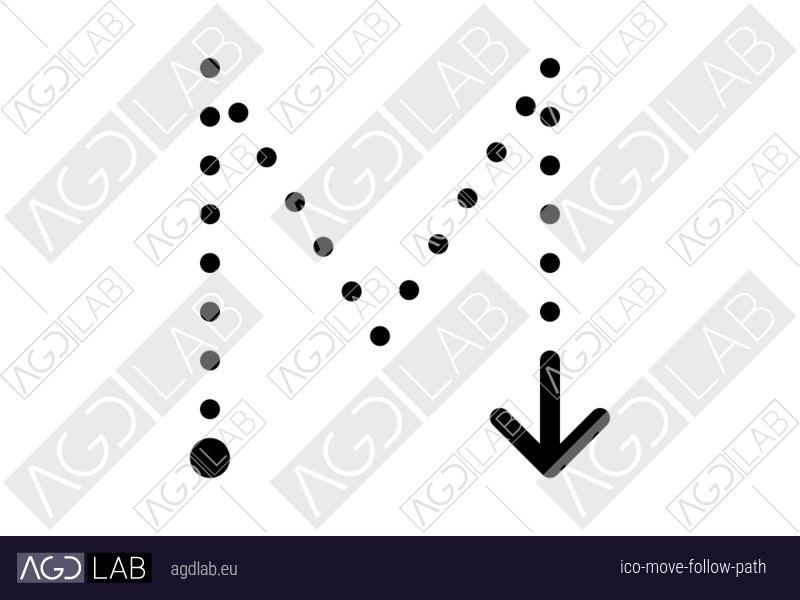 Move follow path icon