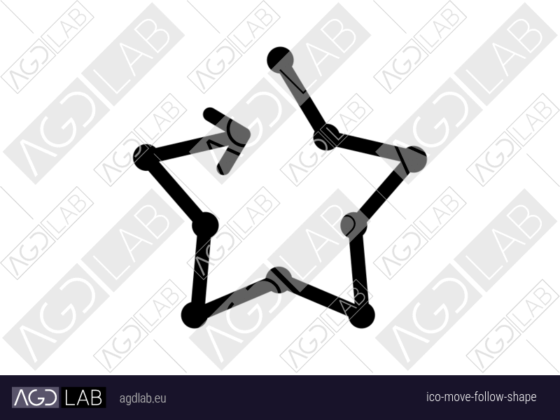 Move follow shape icon