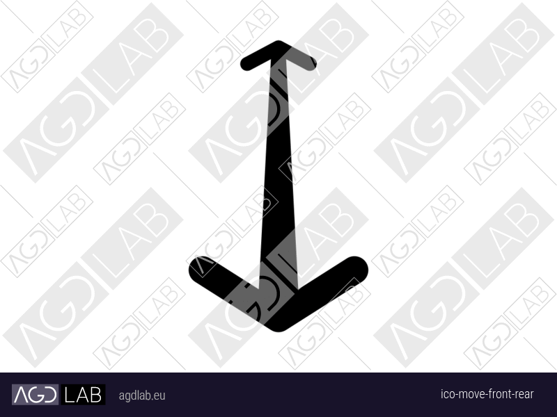 Move front rear icon