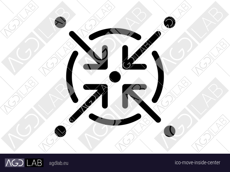 Move inside center icon