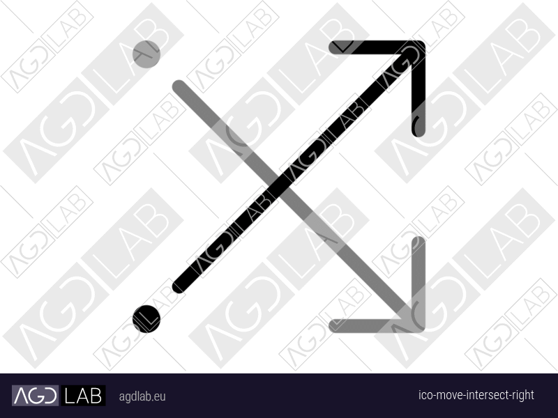 Move intersect right icon