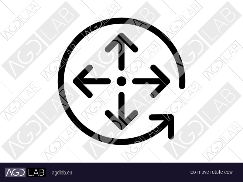 Move rotate ccw icon