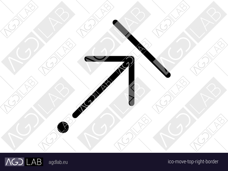 Move top right border icon