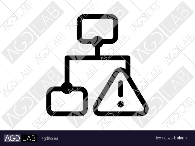 Network alarm icon