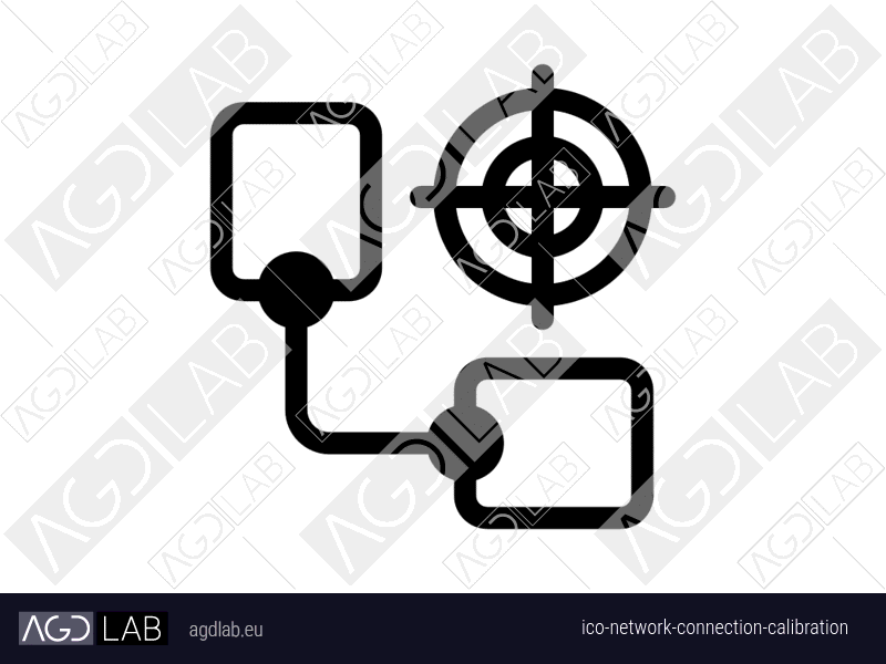 Network connection calibration icon