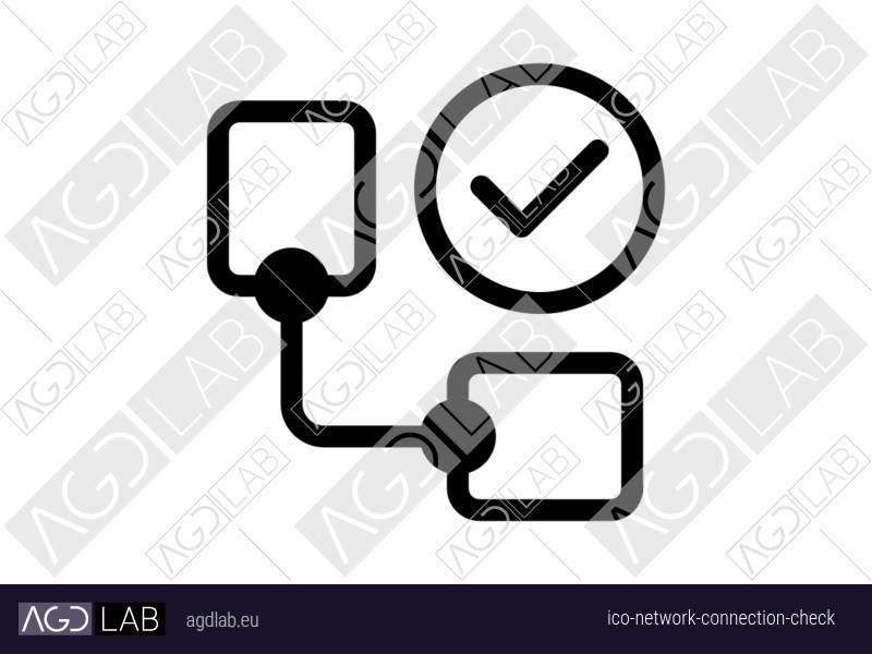Network connection check icon